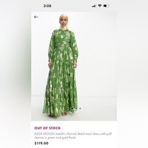 Like new condition! Beautiful ASOS dress